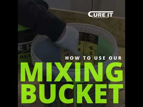 Cure It Printed Mixing Bucket