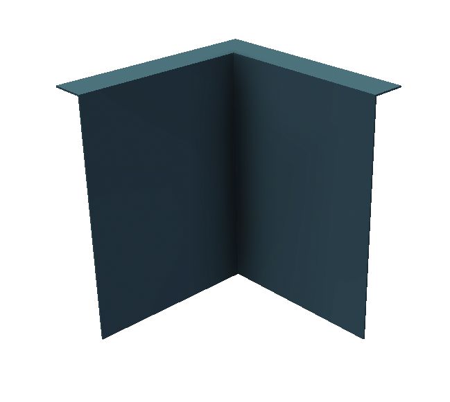 C7 (Int) Simulated Lead Flashing Internal Corner