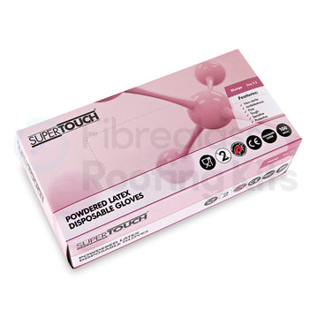 Gloves - Clear Latex Industrial Smooth (L)
