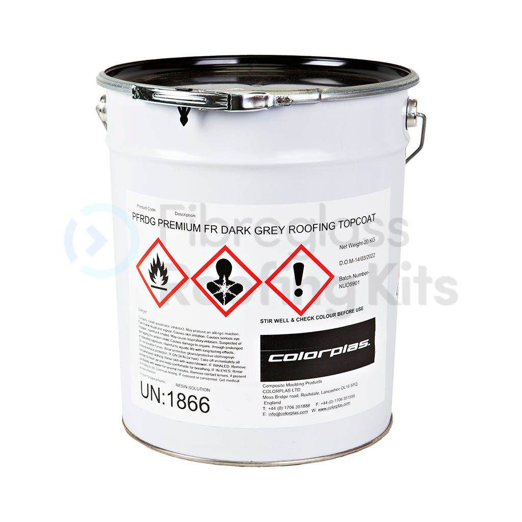 PFRDG Premium FR Dark Grey Roofing Topcoat (5kg)