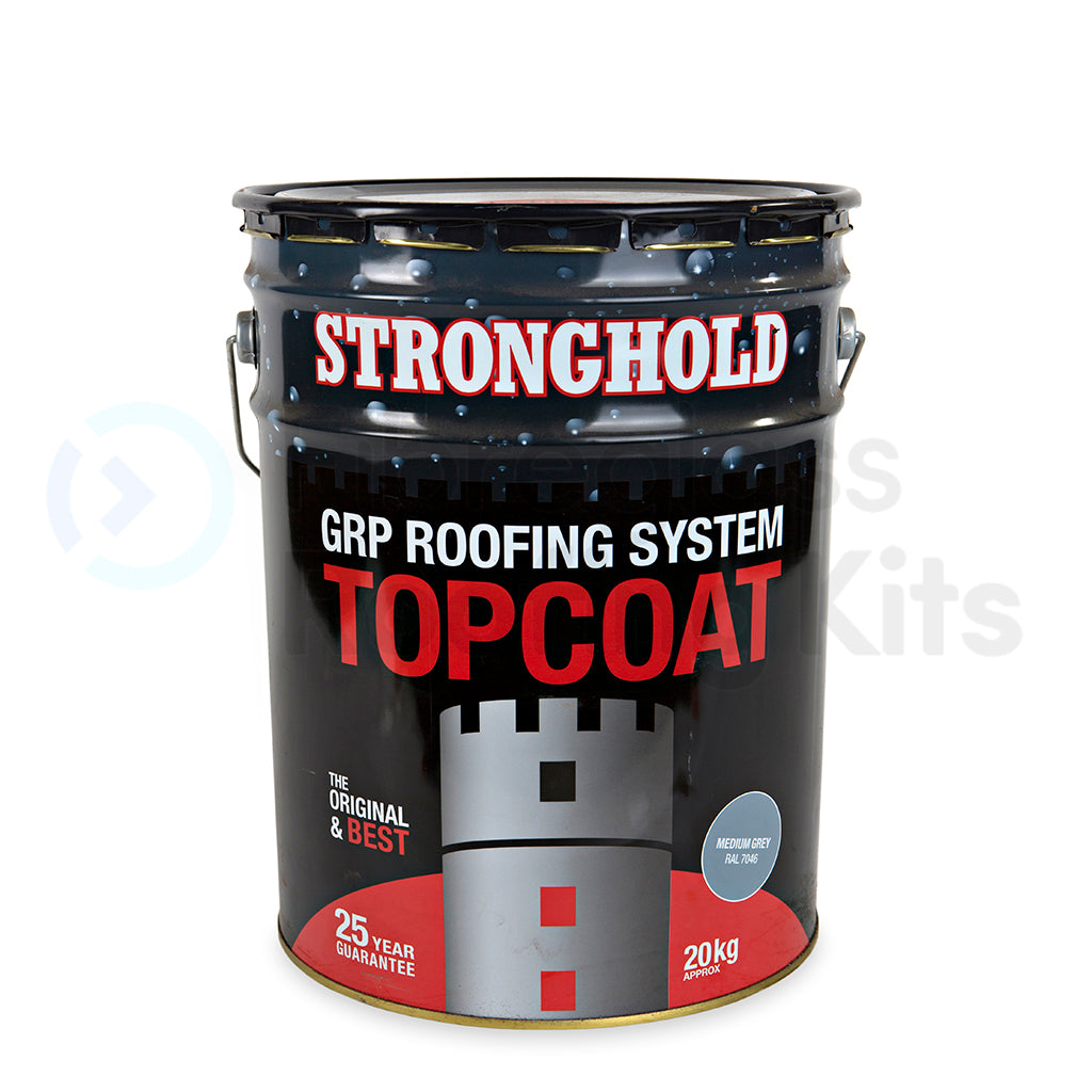 Stronghold Roofing Topcoat Medium Grey RAL 7046 (20kg)