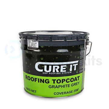 Cure It Roofing Topcoat Graphite Grey (10kg)
