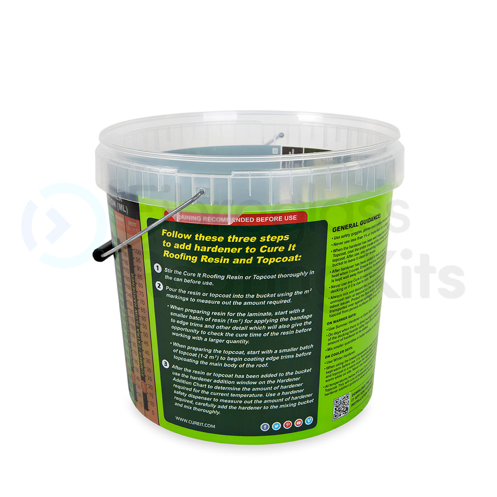 Cure It Printed Mixing Bucket