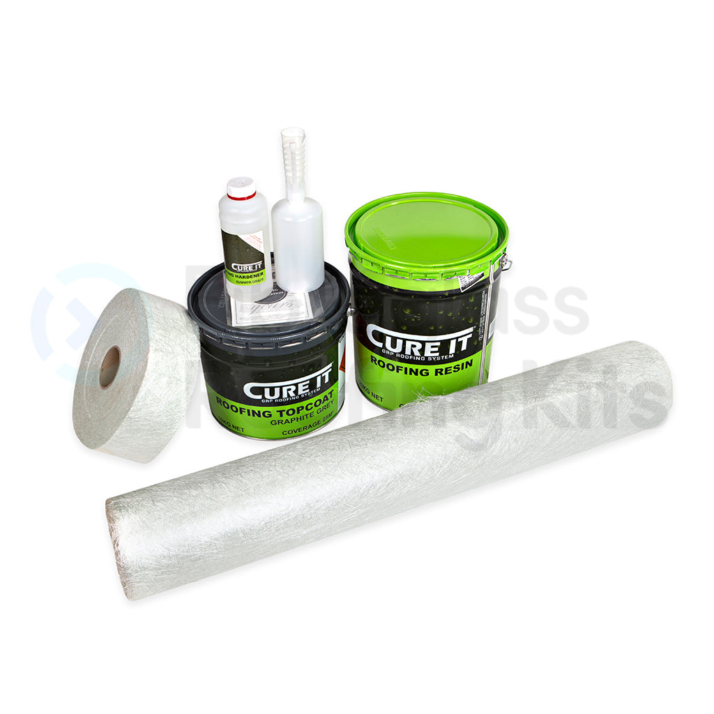 Cure It 15m2 Roofing Kit 450g (light duty) Graphite Grey