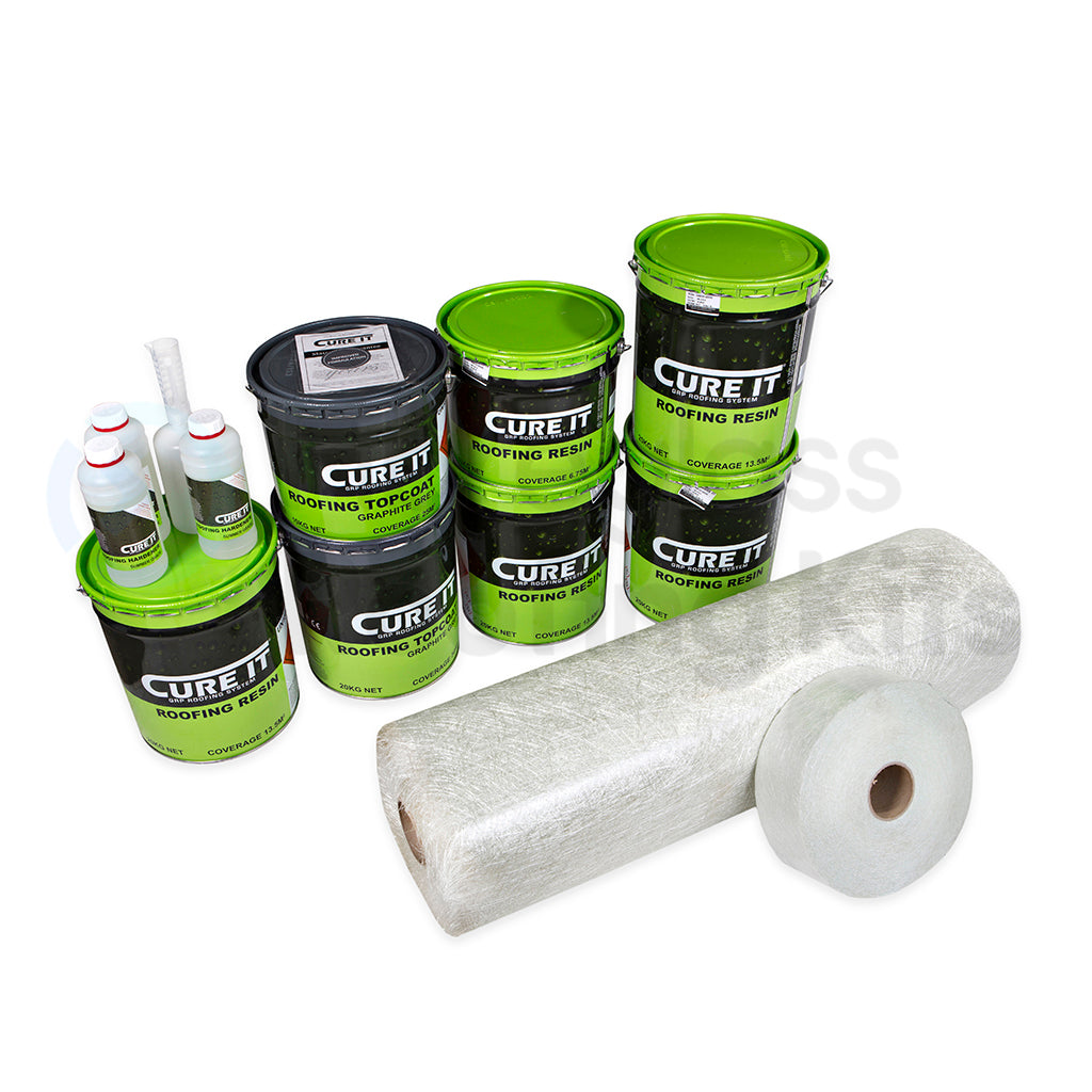 Cure It 40m2 Roofing Kit 450g (light duty) Graphite Grey