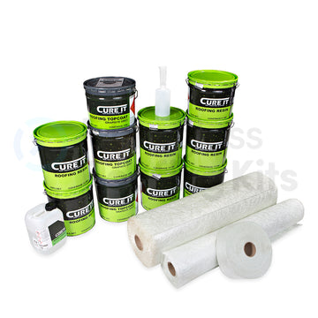 Cure It 80m2 Roofing Kit 450g (light duty) Graphite Grey