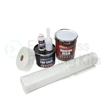 PRO GRP 10m2 Roofing Kit 600g (heavy duty) Dark Grey