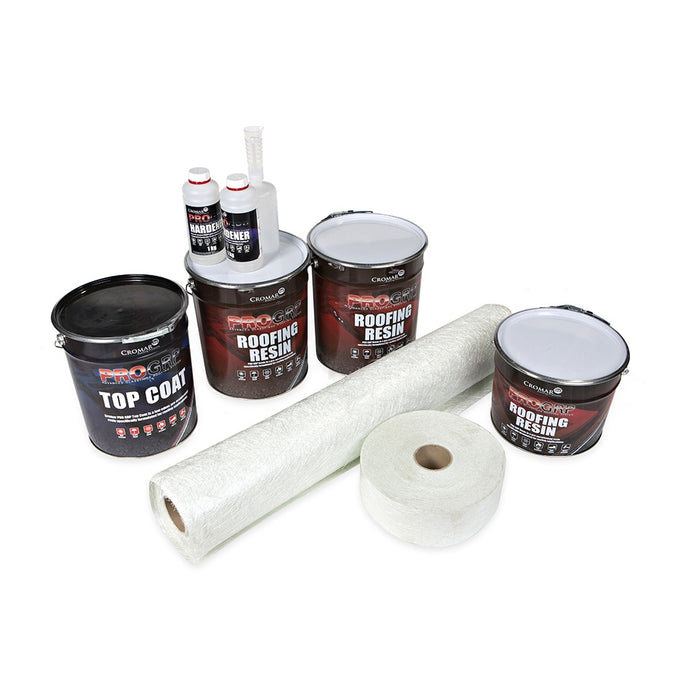 PRO GRP 30m2 Roofing Kit 450g (light duty) Dark Grey – Fibreglass Roof Kits