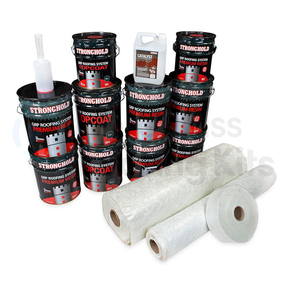 Stronghold 80m2 Roofing Kit 450g (light duty) Dark Grey RAL 7011